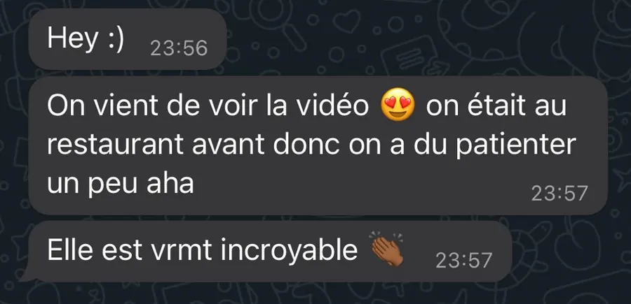 Témoignage de Maria et Jessy sur leur vidéo de mariage Unique Moment